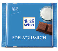 Ritter Sport Edel-Vollmilch 100 g Tafel